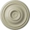 Ekena Millwork Traditional Ceiling Medallion (Fits Canopies up to 4"), 14 3/4"OD x 1 3/4"P, Clear Yellow CM14TRCYF - alternate 1